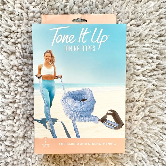 🆕NWT 2 TONING ROPES for CARDIO & STRENGTHENING. resistance for rows & presses. - Picture 1 of 3